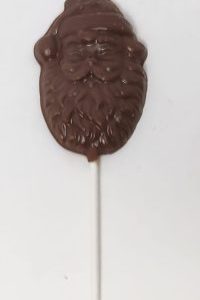 Chocolate Santa Face Pop
