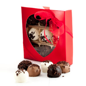 Heart With 9 Piece Dipped Truffle