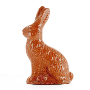 Sitting Bunny - DARK Chocolate (FRAGILE-Ship at your risk)