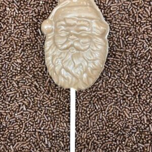 Chocolate Santa Face Pop