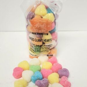 Sanded Gummy Hearts